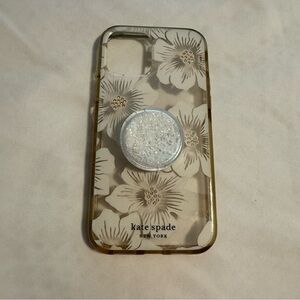 Kate Spade Floral iPhone Case with PopSocket